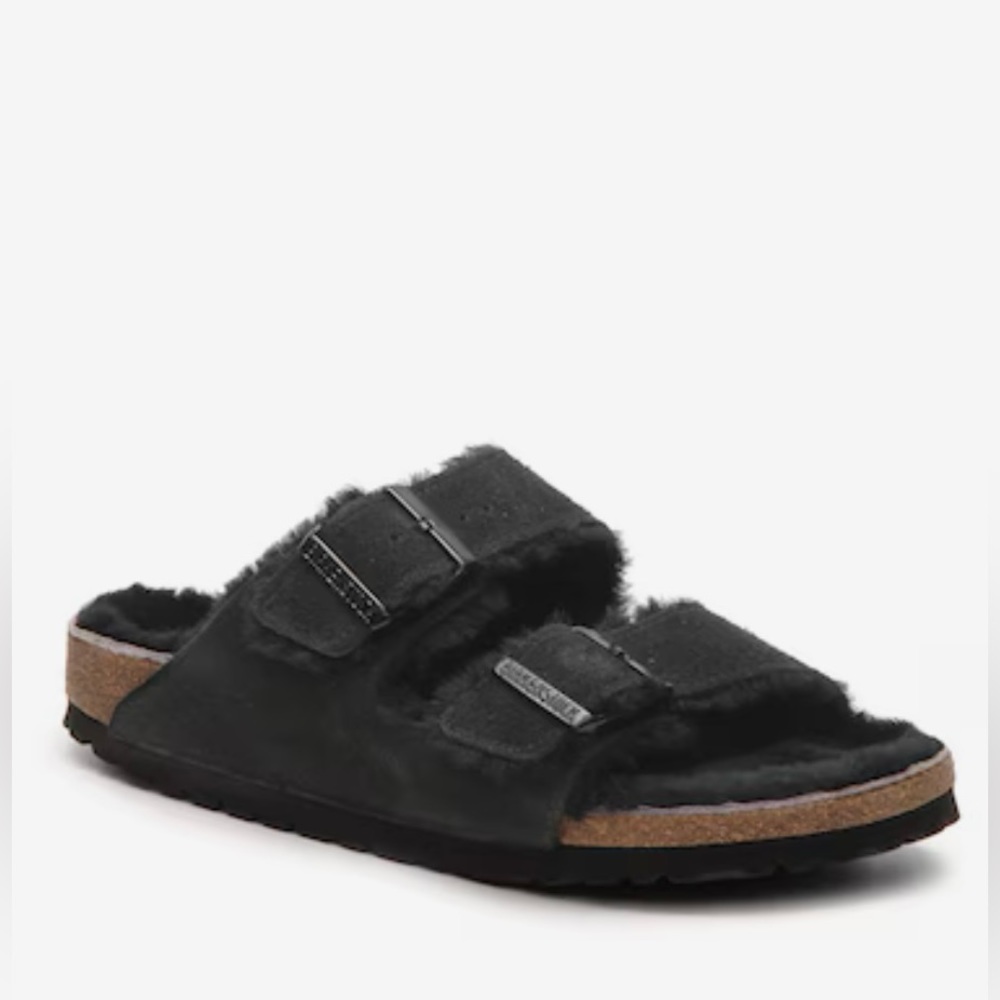 Birkenstock Arizona Shearling Slide Sandal - Women's